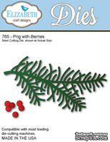 Нож  от   Elizabeth  Craft  Designs  -  New  Sprig  With  Berries,  6  элементов.