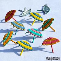 Набор брадсов Eyelet Outlet - Beach Umbrella Brads, 12 штук