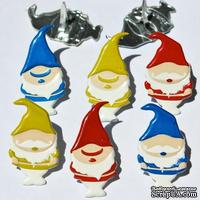 Набор брадсов Eyelet Outlet - Gnome Brads, 12 шт