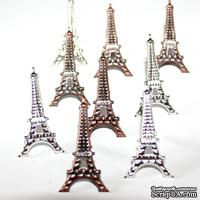 Набор брадсов Eyelet Outlet - Eiffel Tower Brads, 12 штук - ScrapUA.com