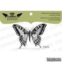 Акриловый штамп Lesia Zgharda FA070 Бабочка, размер 4,9х3,6 см