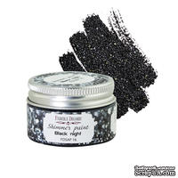 Краска с глиттером Shimmer paint, цвет Черная ночь, ТМ Фабрика Декора, 30 мл - ScrapUA.com