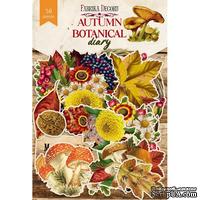 Набор высечек коллекция Autumn botanical diary 63 шт, ТМ Фабрика Декора.