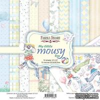 Набор скрапбумаги My little mousy boy 30,5x30,5 см 10 листов, ТМ Фабрика Декору