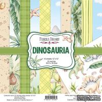 Набор скрапбумаги Dinosauria 30,5x30,5 см 10 листов, ТМ Фабрика Декора