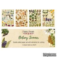 Набір двосторонніх картинок для вирізання Botany summer 15х20см, ТМ Фабрика Декору