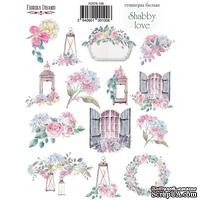 Набор наклеек (стикеров) Shabby love 100, ТМ Фабрика Декора - ScrapUA.com