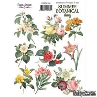 Набір наклейок (стікерів) 9 шт Summer botanical diary 189, ТМ Фабрика Декору