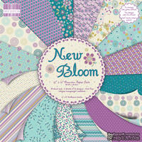 Набор бумаги для скрапбукинга First Edition - New Bloom, 48 листов, размер 30х30см.