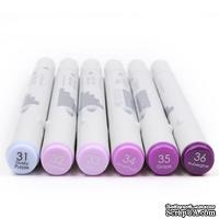 Набор алкогольных маркеров от First Edition -  Twin Markers - Purple, сиреневые, 6 шт.