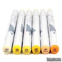 Набор алкогольных маркеров от First Edition - Twin Markers - Yellows, желтые, 6 штук