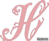Лезвие Lace Flourish Letter H от Cheery Lynn Designs