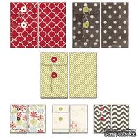 Набор конвертов Fancy Pants - Merry little Christmas Patterned Envelopes - ScrapUA.com