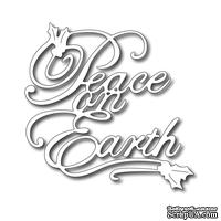 Лезвие Frantic Stamper - Precision Dies - Large Peace on Earth - ScrapUA.com