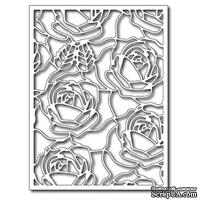 Лезвие Frantic Stamper Precision Die - Blooming Roses Card Panel  - ScrapUA.com