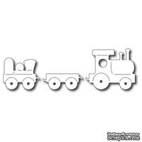 Лезвие Frantic Stamper - Precision Die - Toy Train - Паровозик - ScrapUA.com