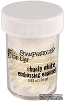 Пудра-эмаль для эмбоссинга  от Stampendous  - Chunky White, белая, 26 грамм