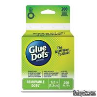 Клеевые капли Glue Dots - Removable - Roll, 200 штук, 13 мм, в рулоне, временное приклеивание
