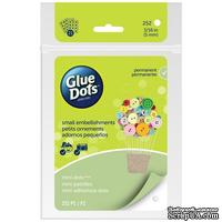 Клеевые капли Glue Dots - Mini - Sheets, 252 штуки, 5 мм, в листах