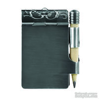 Миниатюрный держатель и карандаш от Spellbinders - Dance Card Pendant Silver