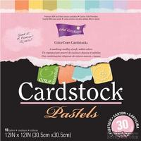 Набор кардстока с внутренним слоем Core'Dinations - Cardstock Pastels, 30х30 см