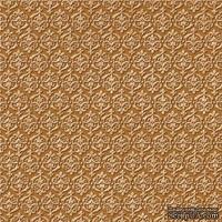 Кардсток с тиснением и внутренним слоем Core'Dinations - Core Impressions - Graphic 45 - Timeless Collection - Cream of Wheat Le Fleur, 30х30 см