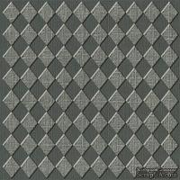 Кардсток с тиснением и внутренним слоем Core'Dinations - Core Impressions - Graphic 45 - Timeless Collection - Cityscape Diamond, 30х30 см