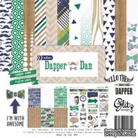 Набор бумаги от Glitz Design - Dapper Dan Collection Pack, 30х30 см - ScrapUA.com