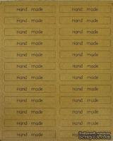 Стикер с крафт- бумаги от Hobby&You - Hand made, (1 л. по 24 шт.)