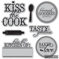 Набор резиновых штампов Hampton Art - Kiss the cook
