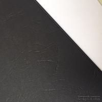Картон с тиснением под кожу, цвет черный, 300гр/м2, 30х30см