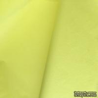 Папиросная бумага тишью 50х66см (слож.25 х 16,5см), цвет: желтый, 10 листов