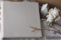 Альбом от Светланы Ковтун в классическом переплете с тканевым покрытием, лен песочный, 30х30 см, 5 разворотов, расст. 7 мм