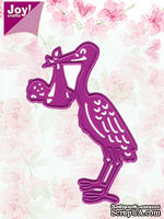 Лезвие Joy! Crafts Cutting & Embossing Dies - Stork & Baby - Аист и младенец