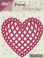 Лезвие Joy! Crafts Dies - Floral Flourishes - Heart