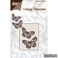 Лезвие Joy! Crafts Vintage Flourish Dies - Butterflies - Бабочки