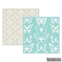 Набор папок для тиснения Lifestyle Crafts - QuicKutz - Butterfly, 2 штуки