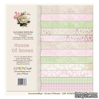 Набор скрапбумаги LemonCraft - House of Roses Basic, фоновые дизайны, 30х30 см, с бонусом