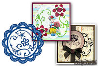 Набор лезвий Marianne Design Creatables - Scallop Circle Frame & Flowers