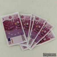 Деньги миниатюрные сувенирные - евро, 5,8*3 см, 10 шт.