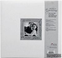 Альбом для скрапбукинга, свадебный белый  - MBI - 12x12 - Expressions - Scrapbook Albums 12x12 Wedding White - ScrapUA.com