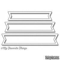 Лезвие My Favorite Things - Die-namics Fishtail Flag Frames, 3 шт. - ScrapUA.com