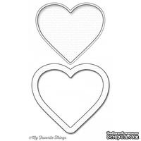 Лезвие My Favorite Things - Die-namics Heart Shaker Window &amp; Frame, 2 шт. - ScrapUA.com