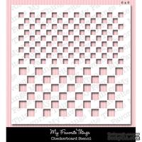 Маска My Favorite Things - Stencil MPD Checkerboard, 15х15 см