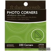 Уголки для фото от Thermoweb - Photo Corners - Clear, прозрачные, 250 шт.