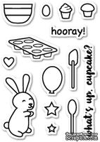 Штампы от Poppystamps - Cupcake Party clear stamp set