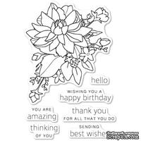 Штампы от Poppystamps - Peony Bouquet clear stamp set