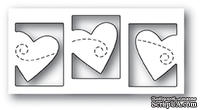 Нож для вырубки от Poppystamps -  Triple Heart Twirl craft die - ScrapUA.com