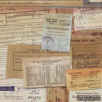 Ткань 100% хлопок - Tim Holtz Eclectic - Documentation-Neutral, 45х55 см