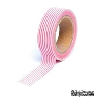 Бумажный скотч Queen & Co - Trendy Tape Stripes Pink, 1 шт